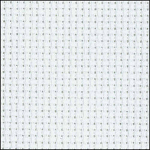 Aida Embroidery Cloth - White - 14ct - 12" x 18" - Charles Craft - Craft de Ville