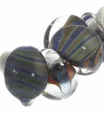 Lamp Bead Teardrop Mini - 7mm Late Night Sea - pack of 5 - Unicorne Beads - Craft de Ville