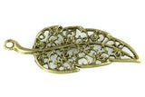 Leaf Charm - Baroque Lacy Leaf - Craft De Ville - Craft de Ville