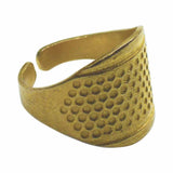 Brass Ring Thimble - Unique - Craft de Ville