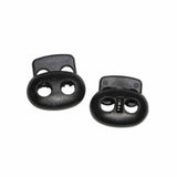 2 Hole Cord Stop - Black