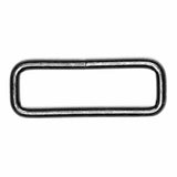 Rectangle Rings - 1 (25Mm) Gunmetal 4 Pack Craft Fasteners & Closures