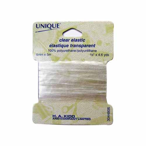 Clear Elastic - 6Mm X 5M Ribbons & Cords