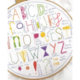 30 Day Sampler Letters of the Alphabet - Round - Jennifer Jangles