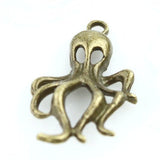 Squid Pendant - Antique Bronze - Craft De Ville - Craft de Ville