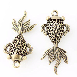 Fish Dangle Pendant - Antique Bronze - Craft De Ville - Craft de Ville