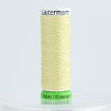 Gutermann Sew-All Rpet Thread - 100 Meters Pale Lemon 325 Polyester