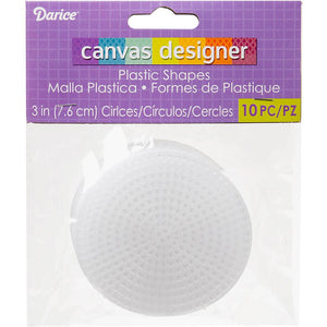 Plastic Canvas - 3" Round - 7 count - Darice - Craft de Ville