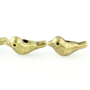 Bird Bead - Antique Brass - Craft De Ville - Craft de Ville