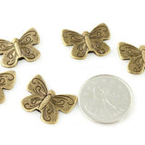 Butterfly Bead - Antique Bronze - Craft De Ville - Craft de Ville