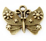 Butterfly Charm - Vintage Bronze - Craft De Ville - Craft de Ville