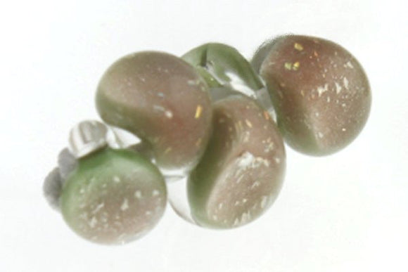 Lamp Bead Teardrop Mini - 7mm Earthy Delight - pack of 5 - Unicorne Beads - Craft de Ville