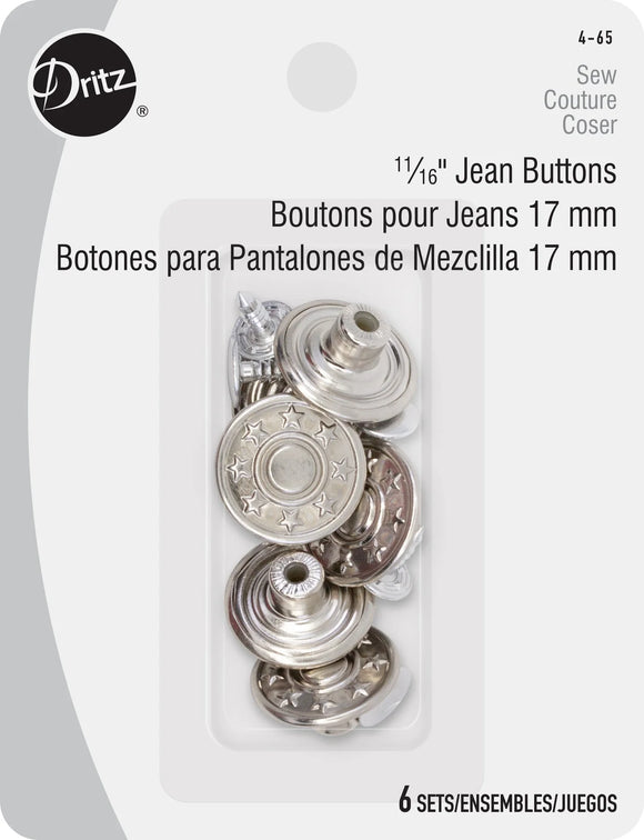 Jean Button - 6 pack
