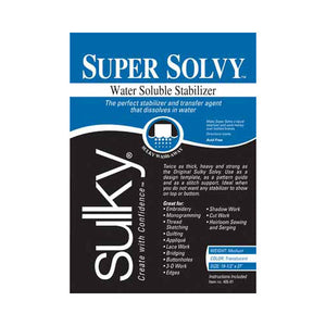 Sulky Super Solvy 1Yd Pkg Interfacing & Stabilizers