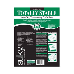Sulky Totally Stable White 3Yd Pkg Interfacing & Stabilizers