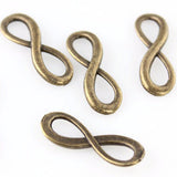 Infinity Shape Link or Charm - Antique Bronze - Craft De Ville - Craft de Ville