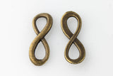 Infinity Shape Link or Charm - Antique Bronze - Craft De Ville - Craft de Ville