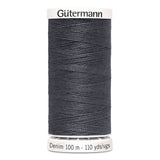 Gutermann Jeans Thread Grey 9455 - 100M