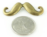 Mustache Pendant - Antique Bronze - Craft De Ville - Craft de Ville