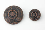 Mechanism Button - Antique Copper - 1 5/8" (41mm) - Craft De Ville - Craft de Ville