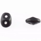 Superduo 2 Hole Seedbead - Jet Matte - 2.5X5mm - Matubo - Craft de Ville