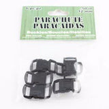 Paracord Buckles - Black - 12mm - Pepperell - Craft de Ville