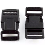 Paracord Buckles - Black - 25mm - Pepperell - Craft de Ville