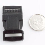 Paracord Buckles - Black - 25mm - Pepperell - Craft de Ville