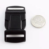 Paracord Buckles - Black - 20mm - Pepperell - Craft de Ville