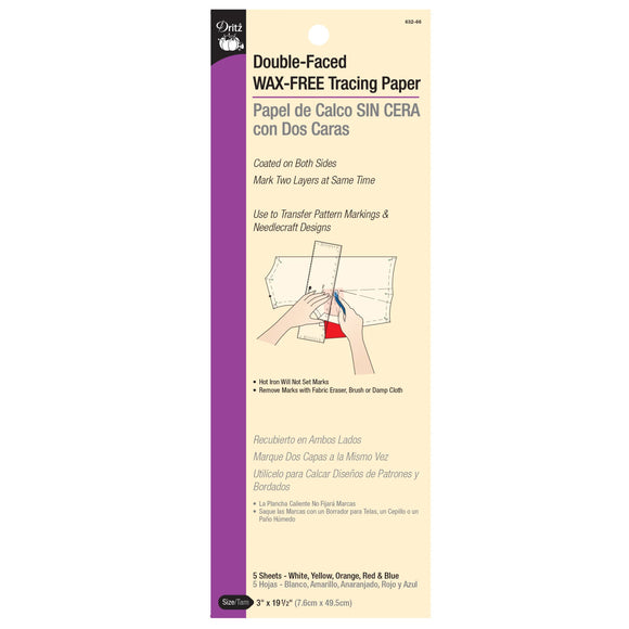 Two Trace Paper Double Faced Wax-Free Tracing Paper - 5 sheets – Craft de Ville