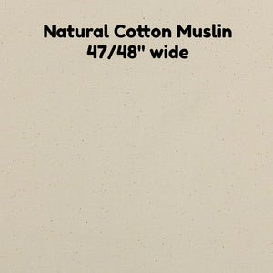 Natural Cotton Muslin - 47/48 Wide