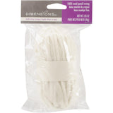 Pencil Roving - White - 1.05oz - Dimensions - Craft de Ville