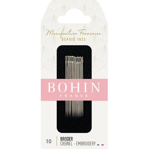 Crewel Embroidery Needles - Size 10 - 15 pack - Bohin - Craft de Ville