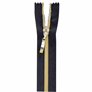 Vizzy Fashion Coil Zipper - Closed End Gold Zippers