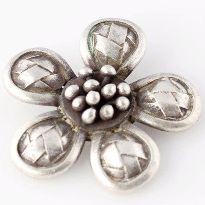 Thai Silver - Focal Flower Pendant - Perfectly Reasonable Tours - Craft de Ville