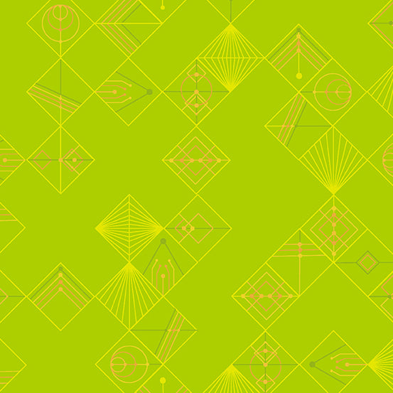 Preorder October - Giucy Giuce Deco Glo 2 Tiles In Lime Fabric