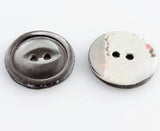 Vintage Mother of Pearl Button - Grey - 36 line - Craft De Ville - Craft de Ville