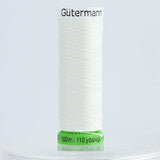 Gutermann Sew-All Rpet Thread - 100 Meters White 800 Polyester