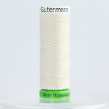 Gutermann Sew-All Rpet Thread - 100 Meters Eggshell 802 Polyester