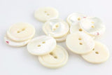 Vintage Mother of Pearl Button - Natural - 45 line - Craft De Ville - Craft de Ville