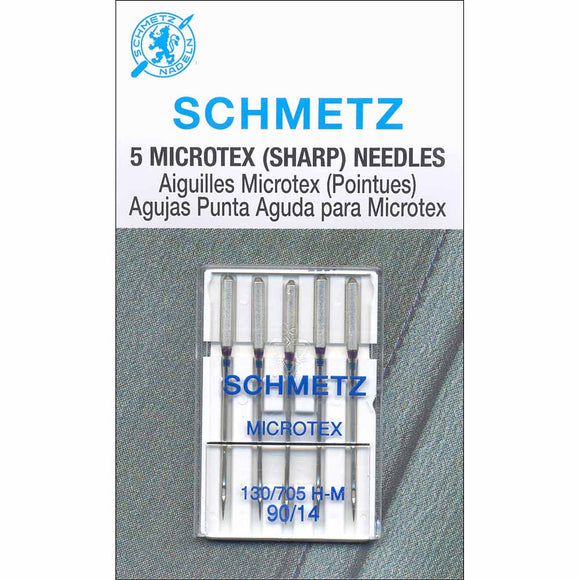 Aiguilles Schmetz Microtex - 90/14 - pack de 5