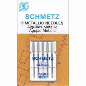 Schmetz Metallic Needles - 80/12 5 Pack