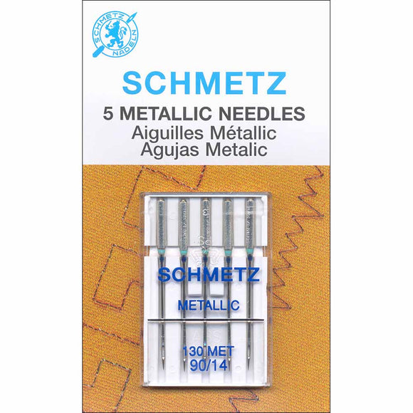 Schmetz Metallic Needles - 90/14 5 Pack