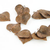 Classic Nouveau Leaf - Artisan Copper - 17x16mm - Vintaj - Craft de Ville