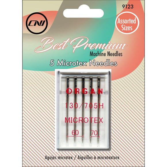 Schmetz Microtex Needles - Assorted - 5 pack - Clover - Craft de Ville