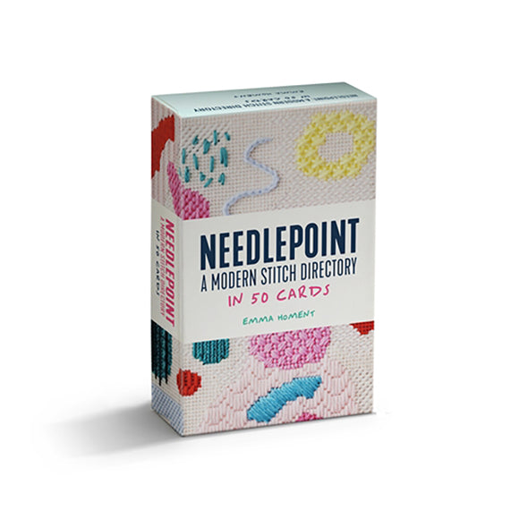 Needlepoint: A modern stitch directory in 50 cards