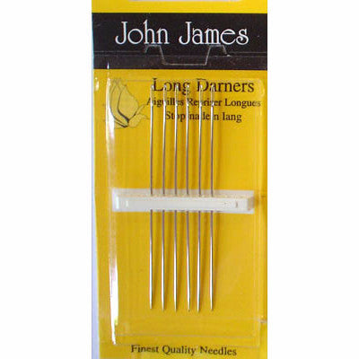 Long Darners - size 7 - 6 pack - John James - Craft de Ville