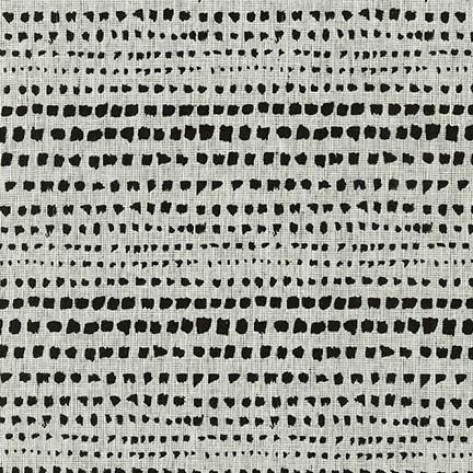 Anna Graham - Driftless Loon On Charcoal Homespun Fabric
