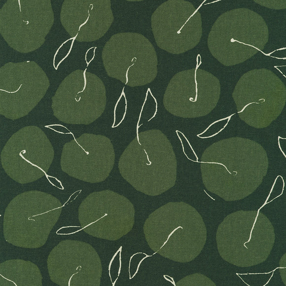 Anna Graham - Orchard Run - Apples in Green