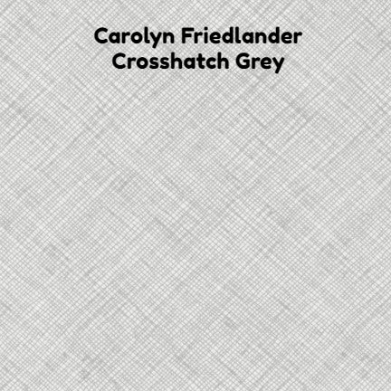 Carolyn Friedlander - Architextures Crosshatch - Grey - Robert Kaufman - Craft de Ville